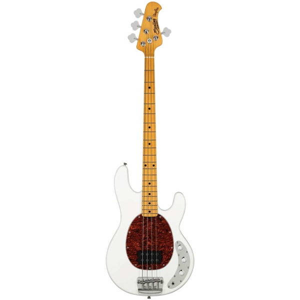 Sterling RAY24CA-OWH-M1 Olympic White by Music Man Stingray 4 String Bass Guitar