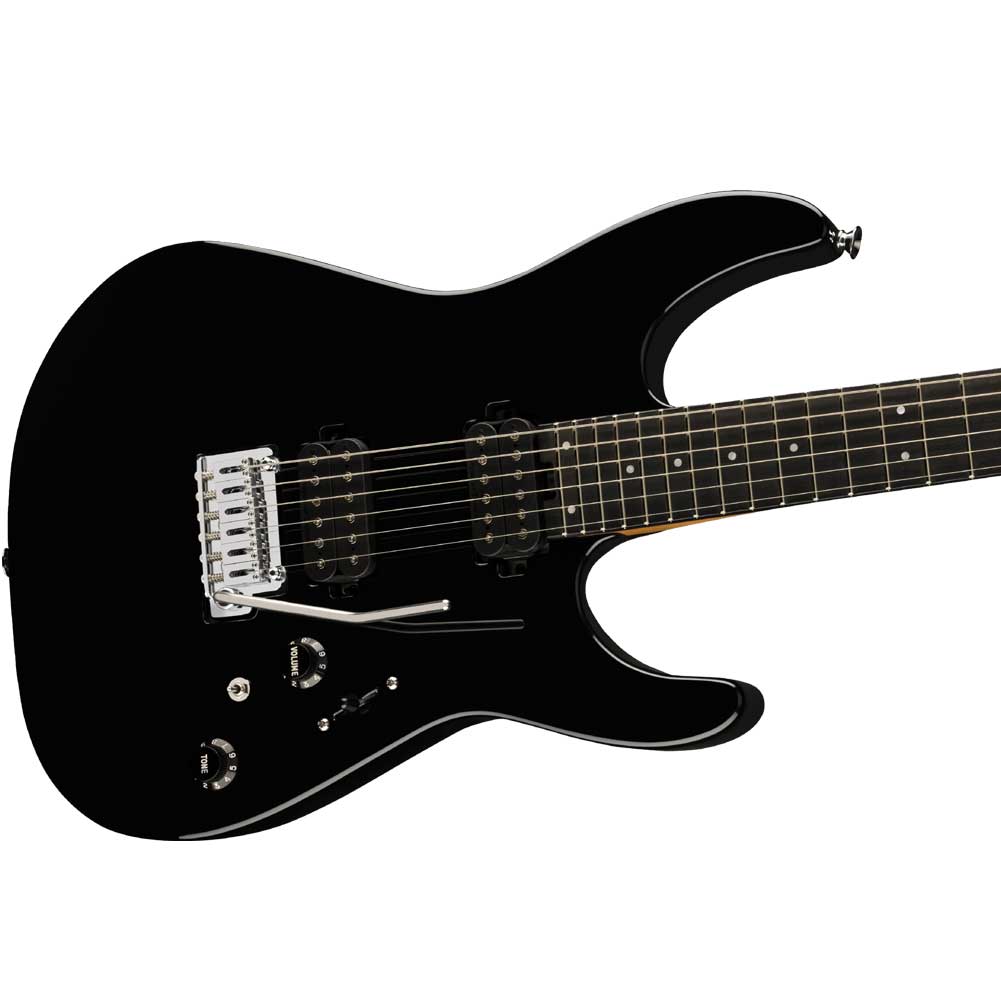 Charvel Pro-Mod DK24 HH 2PT EB Caramelized Maple Fingerboard Electric Guitar Gloss Black 2962411303