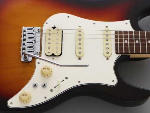 FGN XPERT Humbucker & OS-2 Single coil pickups and GOTOH®510 tremolo bridge.