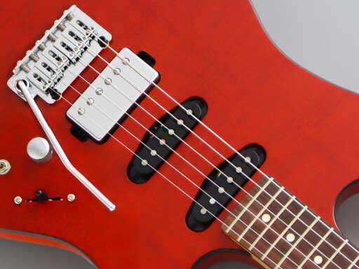 Direct mounted Seymour Duncan chrome covered Pegasus bridge humbucker