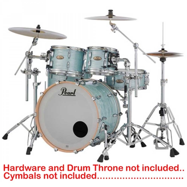Pearl Session Studio Select Gloss Ice Blue Oyster STS924XSP/C (414) 4-Piece Shell Pack with Snare 14inch X 5.5inch STS1455S/C (414) Snare 5 pcs shell pack