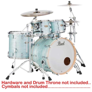 Pearl Session Studio Select Gloss Ice Blue Oyster STS924XSP/C (414) 4-Piece Shell Pack with Snare 14inch X 5.5inch STS1455S/C (414) Snare 5 pcs shell pack