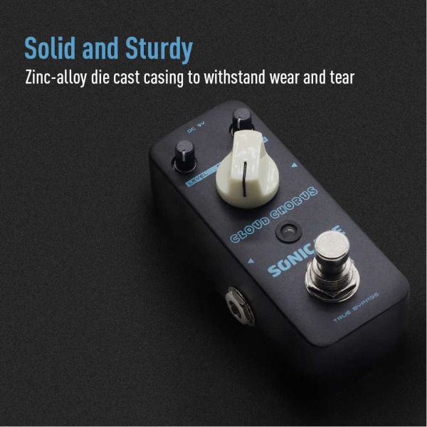 SONICAKE QSS-04 Cloud Chorus Classic Analog BBD Chorus Mini Stompbox Guitar Effects Pedals