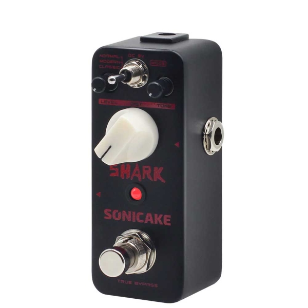 SONICAKE QSS-05 Shark High-Gain British Distortion Mini Stompbox Guitar Effects Pedals