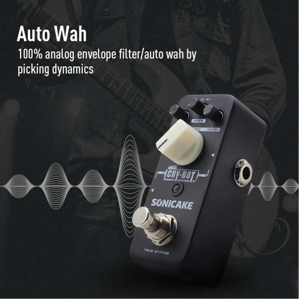 SONICAKE QSS-07 Cry-Bot Envelope Filter/Auto Wah Mini Stompbox Guitar Effects Pedals