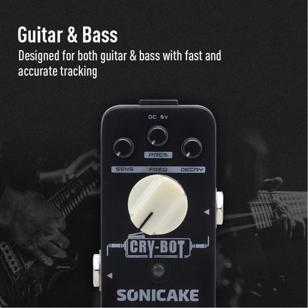 SONICAKE QSS-07 Cry-Bot Envelope Filter/Auto Wah Mini Stompbox Guitar Effects Pedals