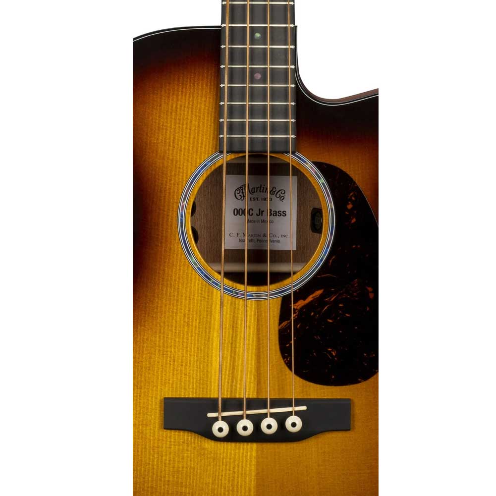 Martin 000C Jr E Bass Burst Junior Series Martin E1 pickup Electro Acoustic 4 string Bass Guitar with Gig bag 11Y25000CJREBASS Martin 000C Jr E Bass Burst Junior Series Martin E1 pickup Electro Acoustic 4 string Bass Guitar with Gig bag 11Y25000CJREBASS