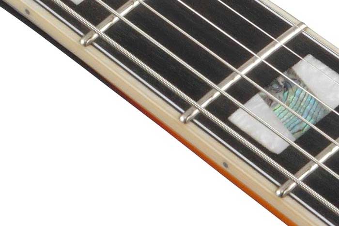 Medium frets with Artstar fret edge treatment