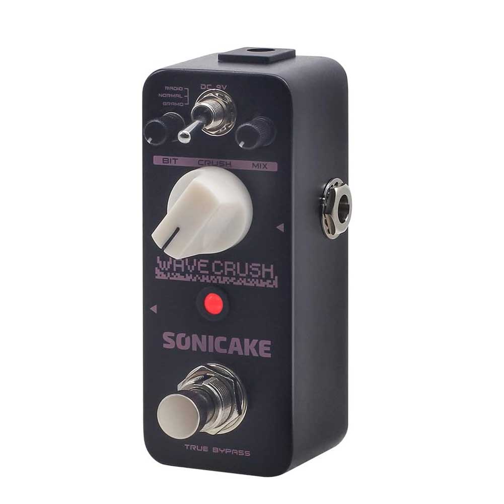 SONICAKE QSS-20 Wave Crush Digital Bitcrusher Reducer Guitar Effects Pedal Synth Synthesizer LoFi True Bypass