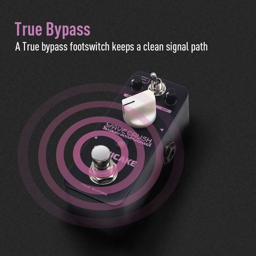 SONICAKE QSS-20 Wave Crush Digital Bitcrusher Reducer Guitar Effects Pedal Synth Synthesizer LoFi True Bypass