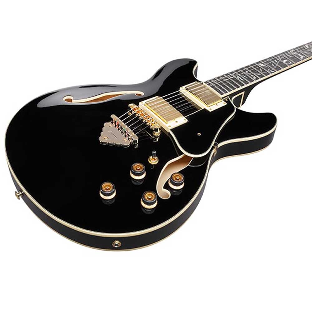 Ibanez AS93SP BK Artcore Expressionist Hollow Body Electric Guitar 6 String with Gig Bag