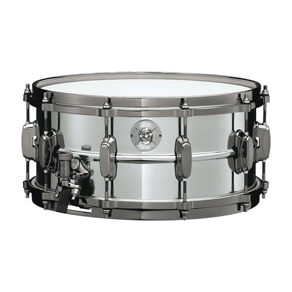 Tama CB1465 Charlie Benante Signature Snare Drum 6.5 x 14-inch Steel with Black Nickel Hardware