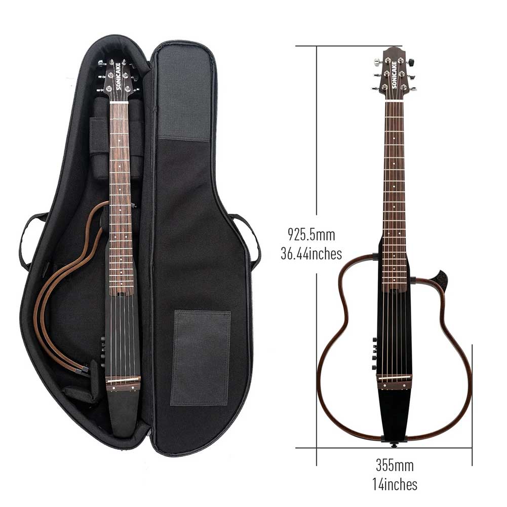 Sonicake QGT-01 Travel Guitar Portable Piezo Electro Acoustic Guitar Kit Solid Mahogany Body Easy Assemble Frames Multi Body-Shape Sim Rechargeable Preamp Gig Bag All Accessories Sonicake QGT-01 Travel Guitar Portable Piezo Electro Acoustic Guitar Kit Solid Mahogany Body Easy Assemble Frames Multi Body-Shape Sim Rechargeable Preamp Gig Bag All Accessories