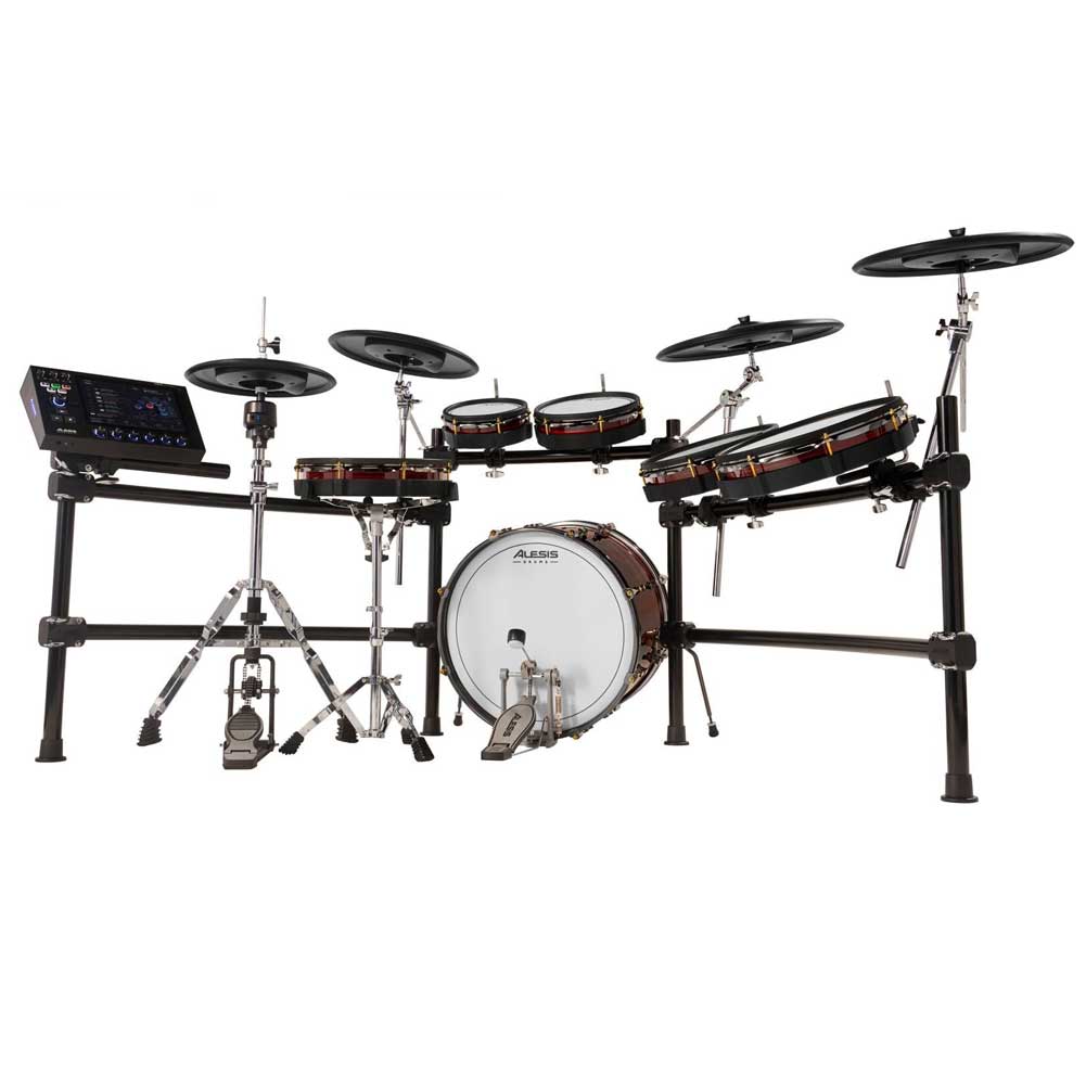 Alesis Strata Prime Ten Piece Electronic Drum Kit with Mesh Heads STRATAPRIMEKIT Alesis Strata Prime Ten Piece Electronic Drum Kit with Mesh Heads STRATAPRIMEKIT