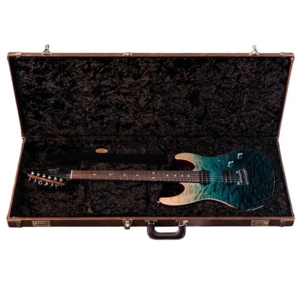 Suhr Modern Set Neck Teal Fade Limited Edition with Suhr Deluxe