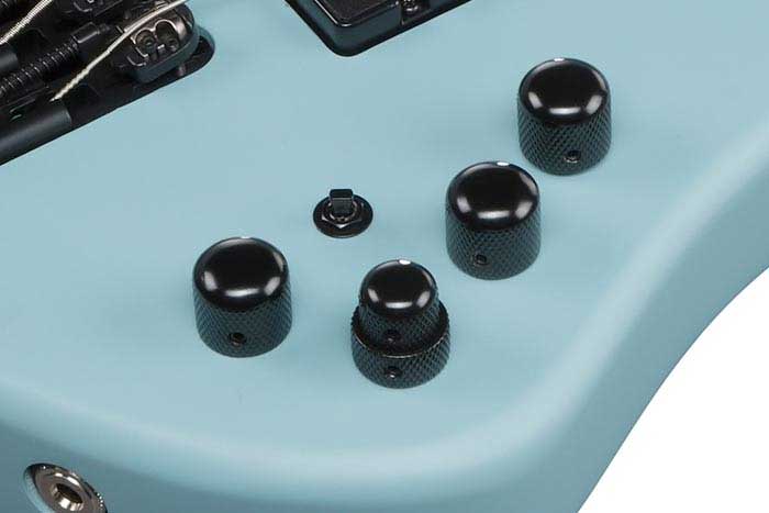 Ibanez Custom Electronics 3-band EQ w/EQ bypass switch (passive tone control on treble pot)