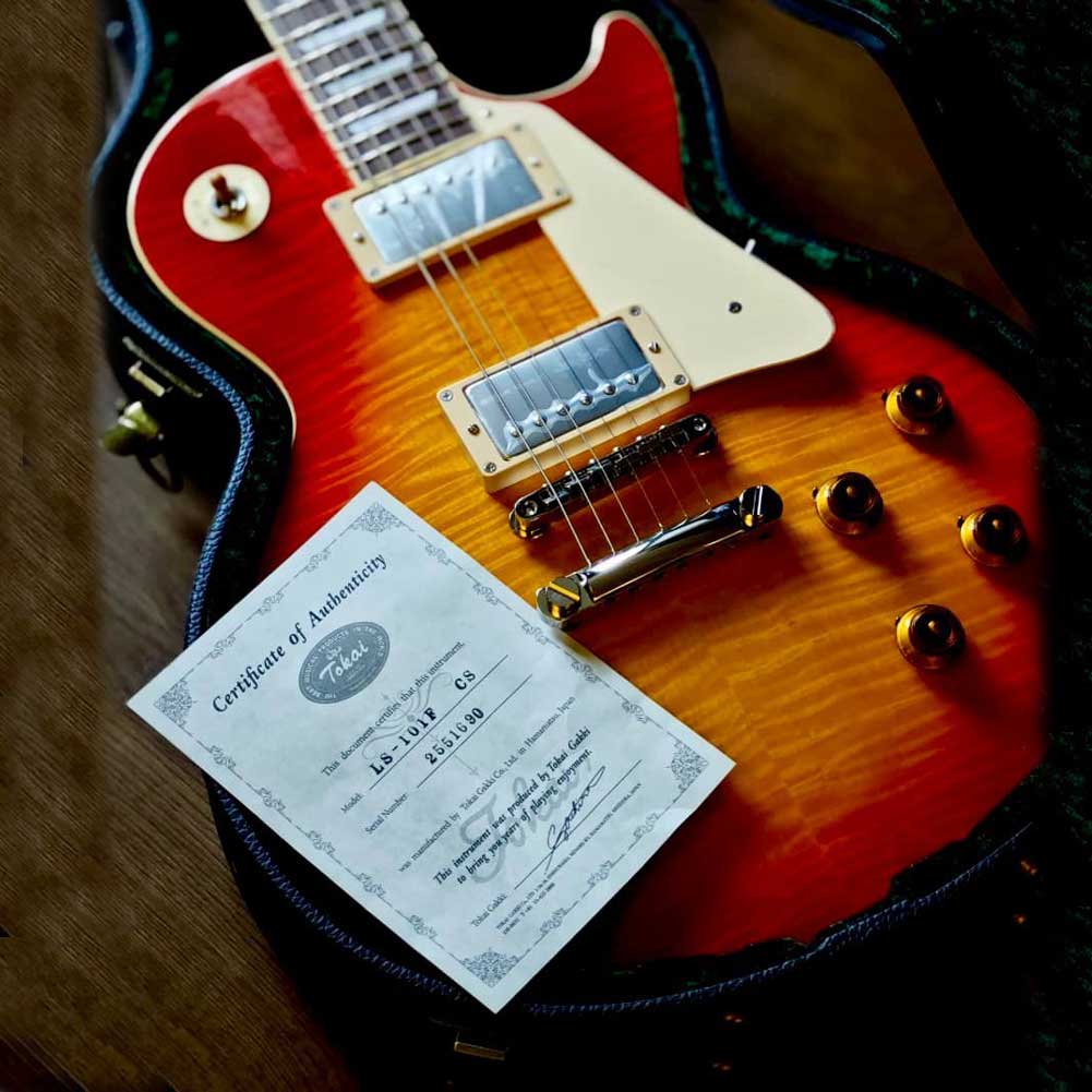 Tokai LS101F CS Classic LP Style with hardcase Made in Japan