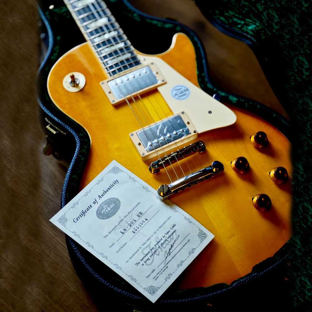 Tokai LS201 HB Classic LP Style with hardcase Made in Japan