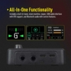 SONICAKE QME-10 BK Pocket Master Compact Guitar Multi Effects Processor with Built-in lithium battery