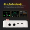 SONICAKE QME-10 WH Pocket Master Compact Guitar Multi Effects Processor with Built-in lithium battery