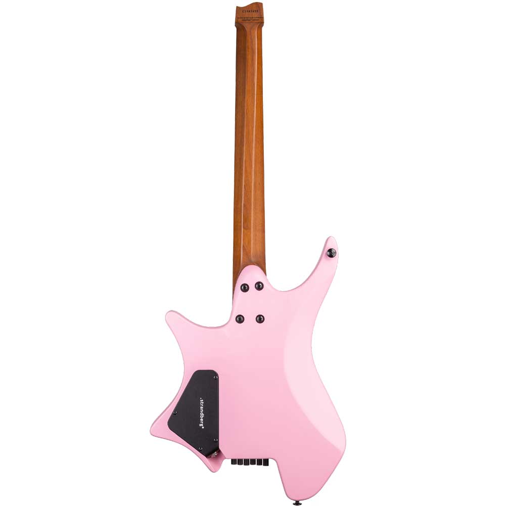 Strandberg Boden Essential Coral Pink Headless Electric Guitar 6 String with Gig Bag