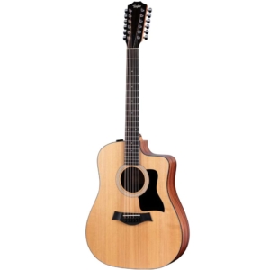 Taylor 150ce Natural Dreadnought 12-string Expression System 2 Electro Acoustic Guitar with Gig Bag