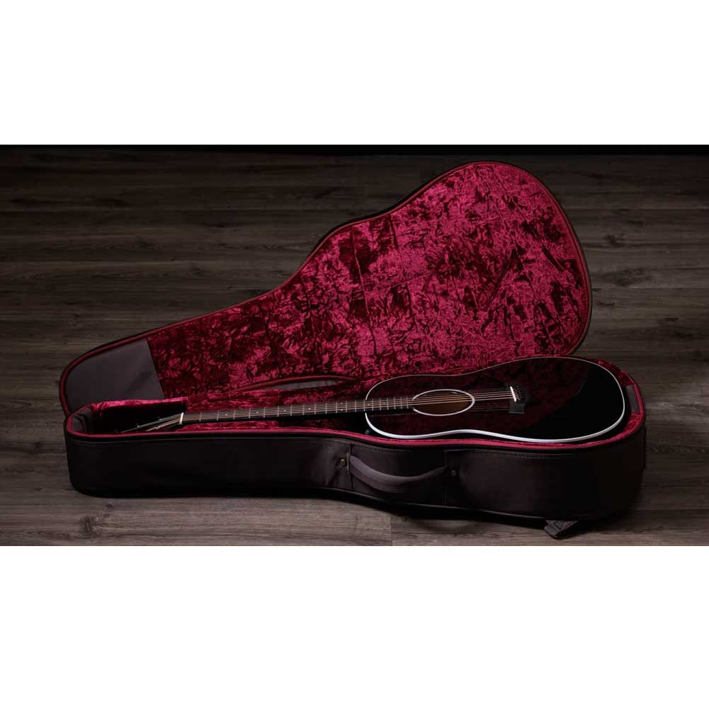 Taylor 217e BLK Plus Grand Pacific Electro Acoustic Guitar with durable AeroCase