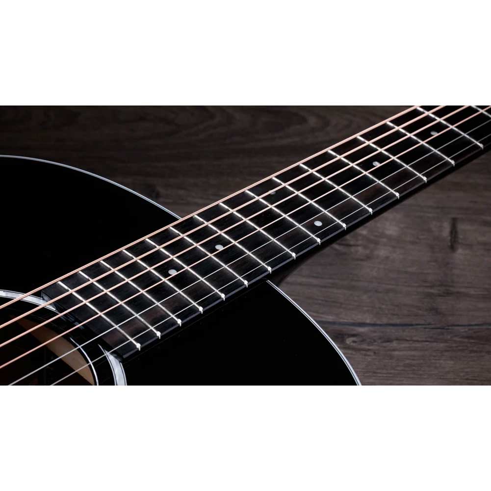 Taylor 217e BLK Plus Grand Pacific Electro Acoustic Guitar with durable AeroCase