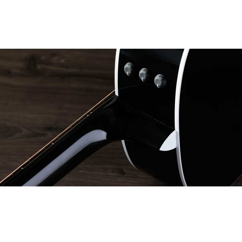 Taylor 217e BLK Plus Grand Pacific Electro Acoustic Guitar with durable AeroCase