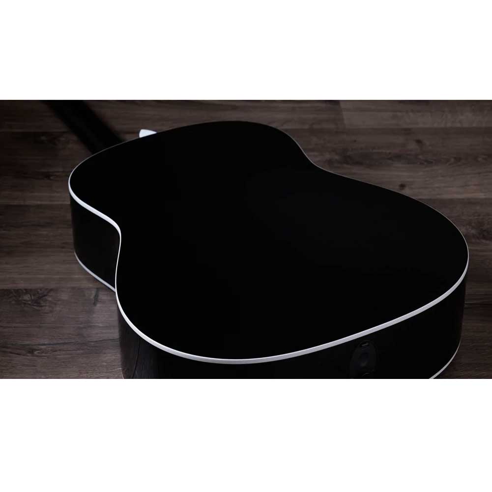 Taylor 217e BLK Plus Grand Pacific Electro Acoustic Guitar with durable AeroCase