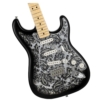 Fender Japanese Black Paisley Stratocaster Limited Edition SSS Maple Fingerboard with Gig Bag 5630102337