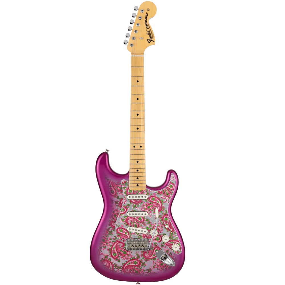 ギター Fender Stratocaster Fender Japanese Pink Paisley Stratocaster Limited Edition SSS