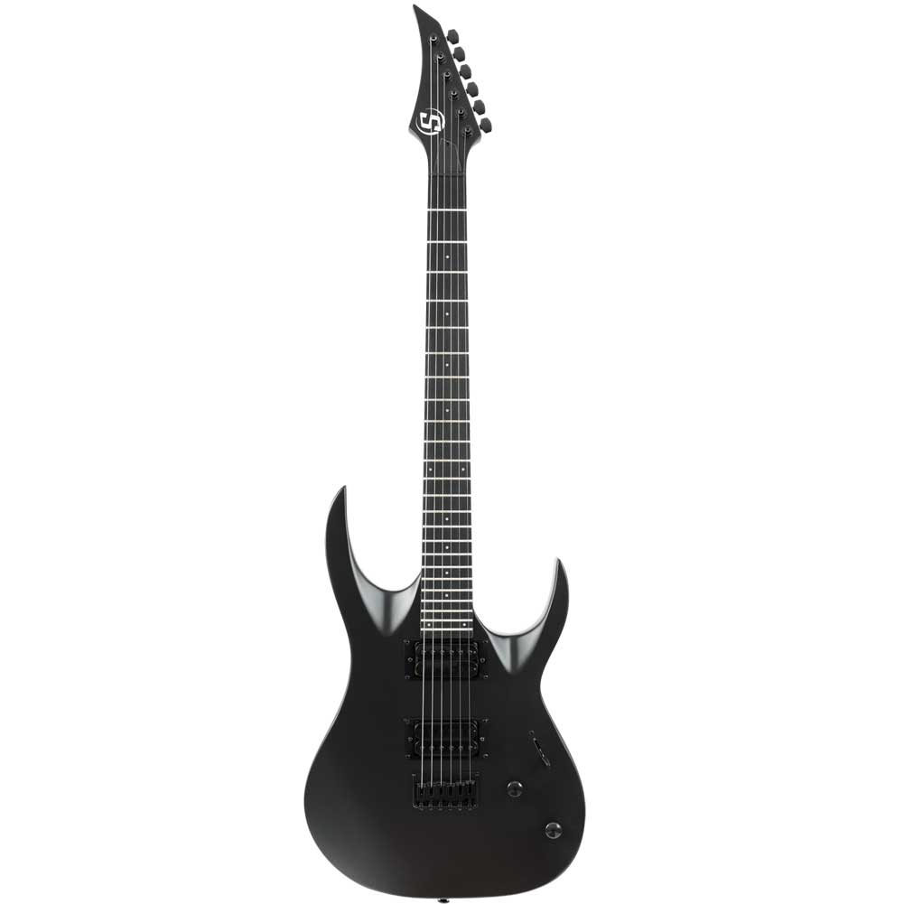 Solar AB4.6C S series Carbon Black Matte Electric Guitar 6 String with Gig bag