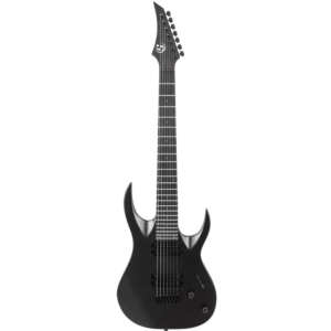 Solar AB4.7C S series Carbon Black Matte Electric Guitar 7 String with Gig bag