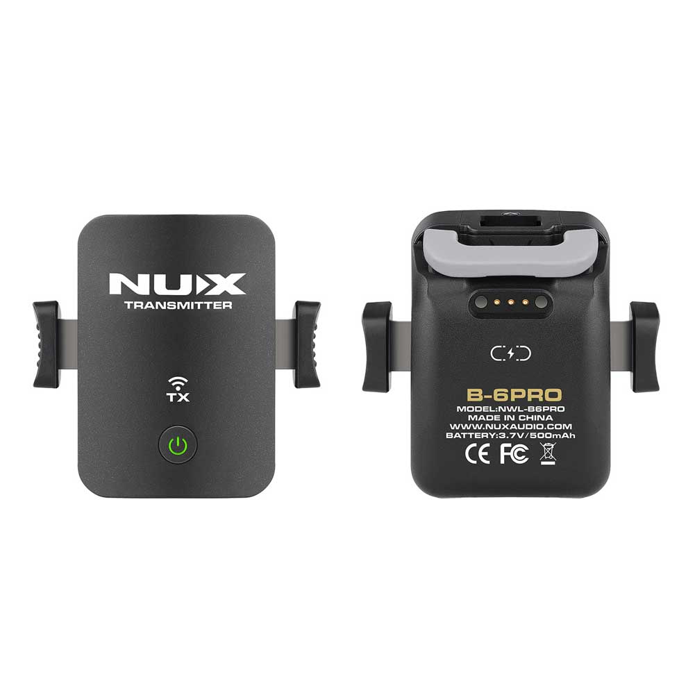 NUX B-6 Pro 2.4 GHz Wireless System for Brass Wind Instruments with case