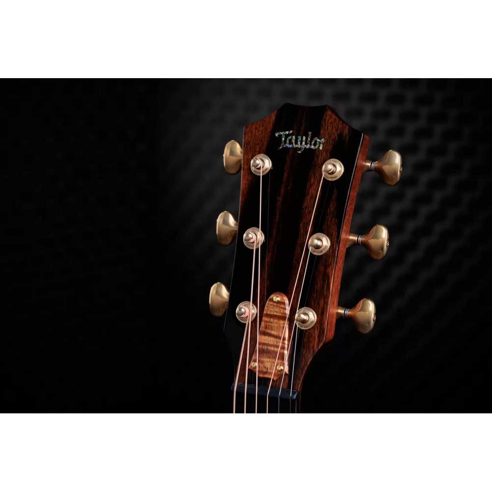Taylor Custom #34 C14ce B4034 Grand Auditorium Expression System 2 with TaylorSense Electro Acoustic Guitar with Taylor Deluxe Brown Hardshell Case