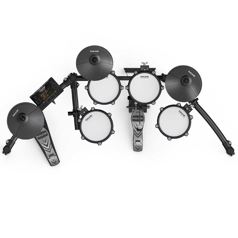 Nux DM-210 8-piece All Mesh Heads Electronic Drum Kit