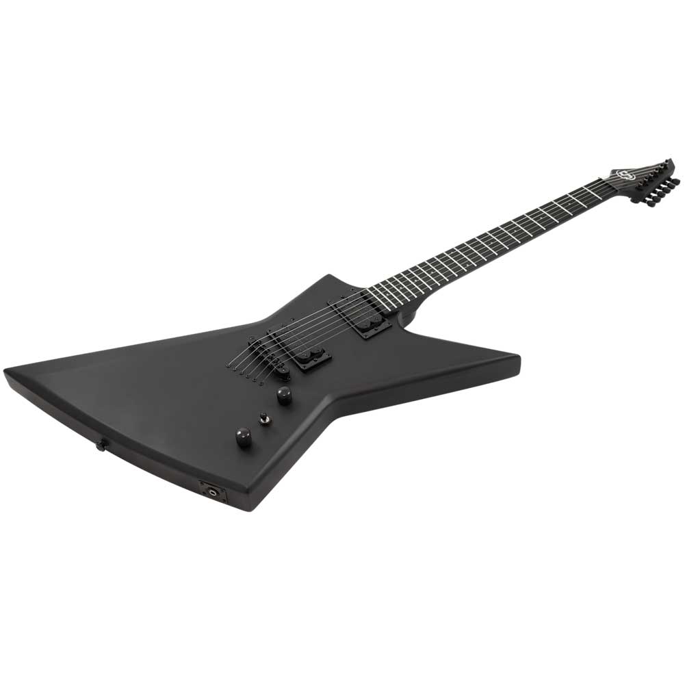 Solar EB4.6C S series EB Type Carbon Black Matte Electric Guitar 6 String with Gig Bag