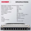 Hohner Special 20 Major Progressive Series Diatonic 10 Hole Harmonica with Case Hohner Special 20 Major Progressive Series Diatonic 10 Hole Harmonica with Case