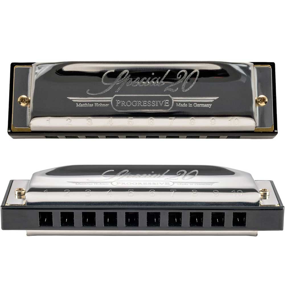 Hohner Special 20 Major Progressive Series Diatonic 10 Hole Harmonica with Case Hohner Special 20 Major Progressive Series Diatonic 10 Hole Harmonica with Case