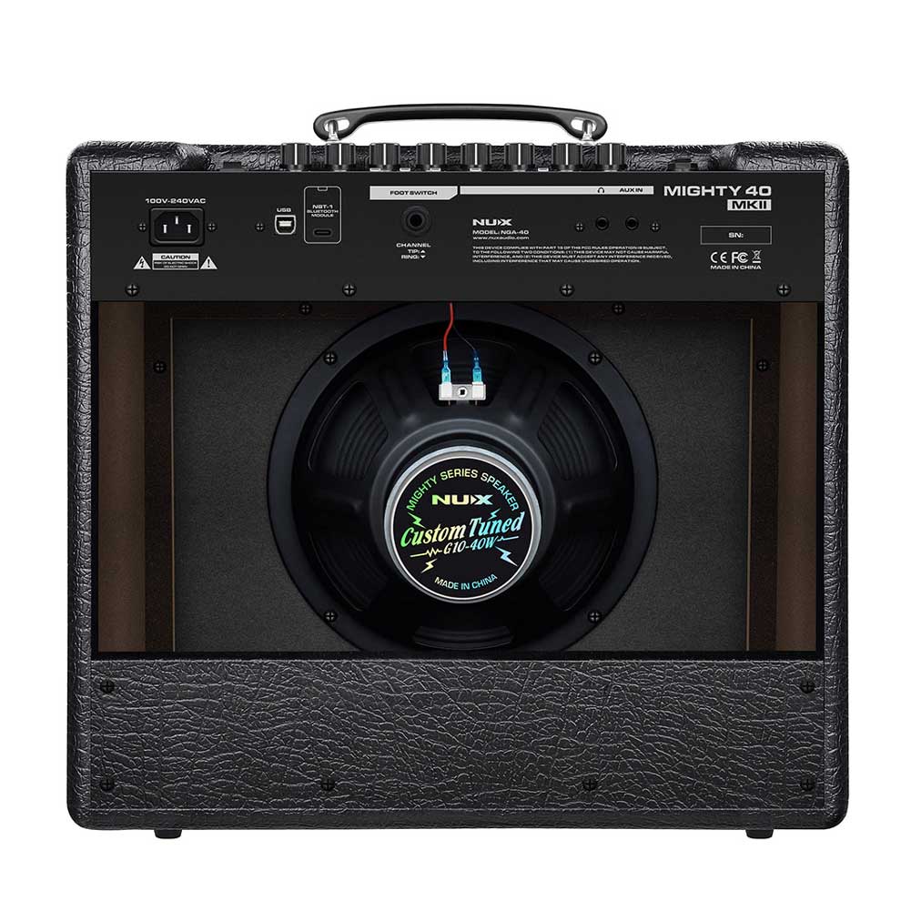 NUX Mighty 40 MKII 40W 7-Channel Modeling Electric Guitar Combo Amp with Bluetooth NUX Mighty 40 MKII 40W 7-Channel Modeling Electric Guitar Combo Amp with Bluetooth