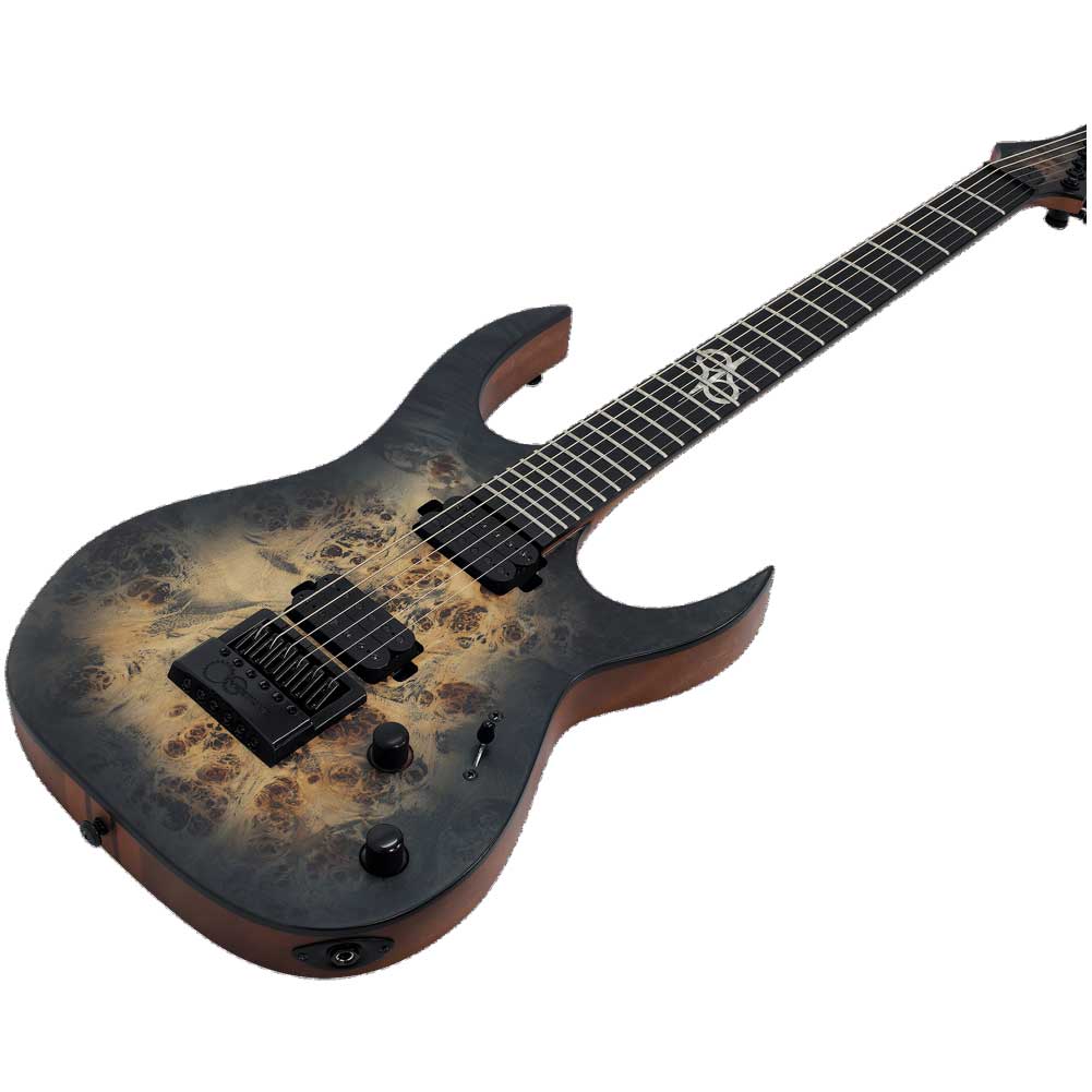 Solar S1.6PB S series S Type Poplar Burst Matte Evertune Bridge Electric Guitar 6 String with Gig Bag