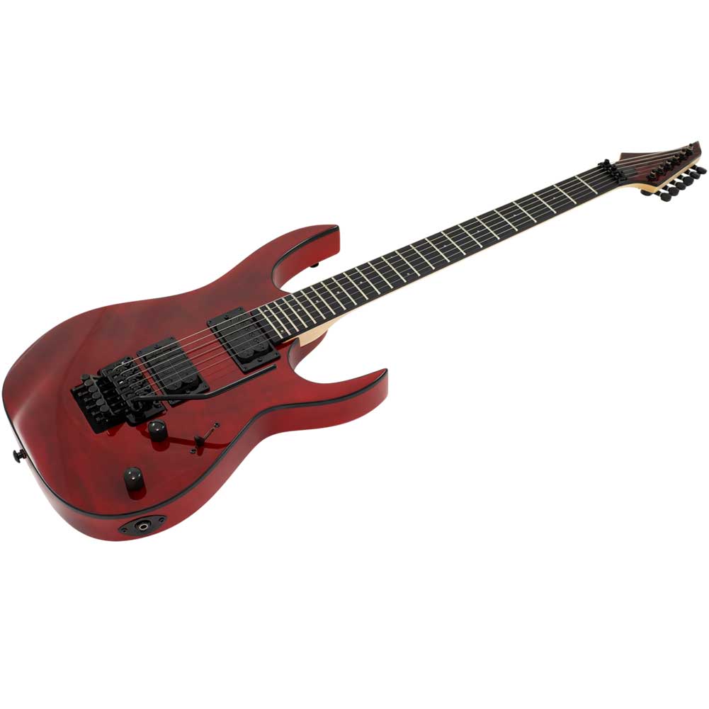 Solar SB4.6FRFBR S series Flame Blood Red Electric Guitar 6 String with Gig bag