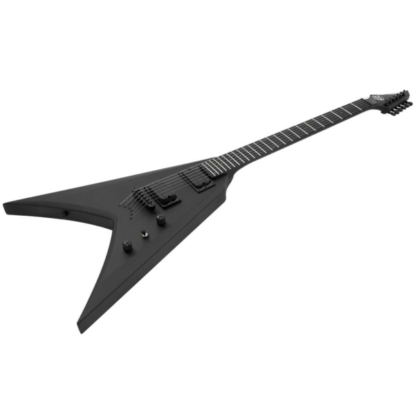 Solar VB4.6C S series VB Type Carbon Black Matte Electric Guitar 6