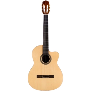 Cordoba Protégé C1M-CE Natural Cutaway Electro Acoustic Guitar with Fishman Electronics 99-755-0090