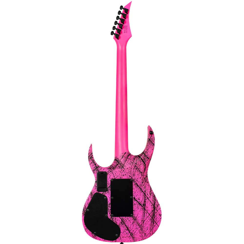 Solar A1.6FRPN Canibalismo Sustainiac+ S series A Type Pink Neon Canibalismo Electric Guitar 6 String with Gig Bag