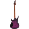 Solar A1.6FDPB-FF S series A Type Flame Deep Purple Burst Matte Multi Scale Electric Guitar 6 String with Gig Bag