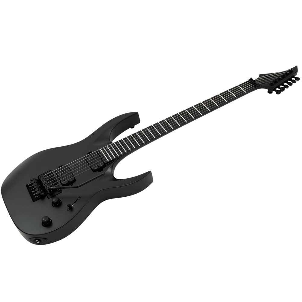 Solar A1.6FR Svart+ S series A Type Carbon Black Matte Electric Guitar 6 String with Gig Bag