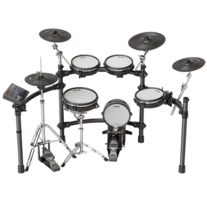 NUX DM-8 Digital Remo Mesh Heads 9 pcs Drum Kit Authentic Acoustic-like Feel Realistic Expressive Playing Robust Rack System