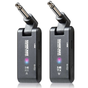 Sonicake QWS-10 2.4G Wireless Audio System for All Types of Guitar with Active or Passive Pickup